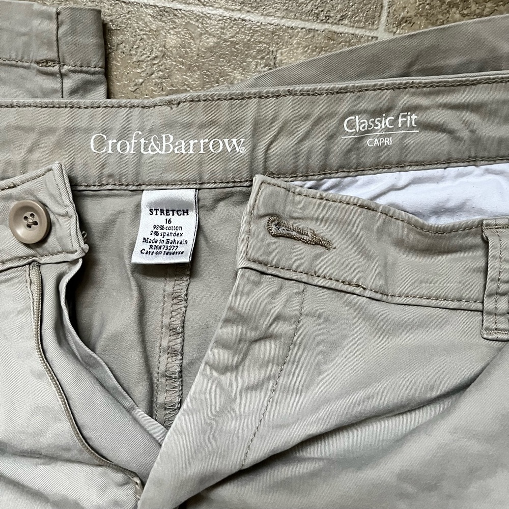 Croft & Barrow dress capris